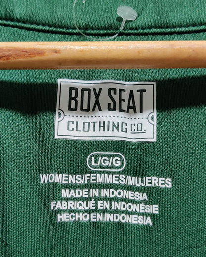 Box Seat Green Sport T Shirt  For Men L
