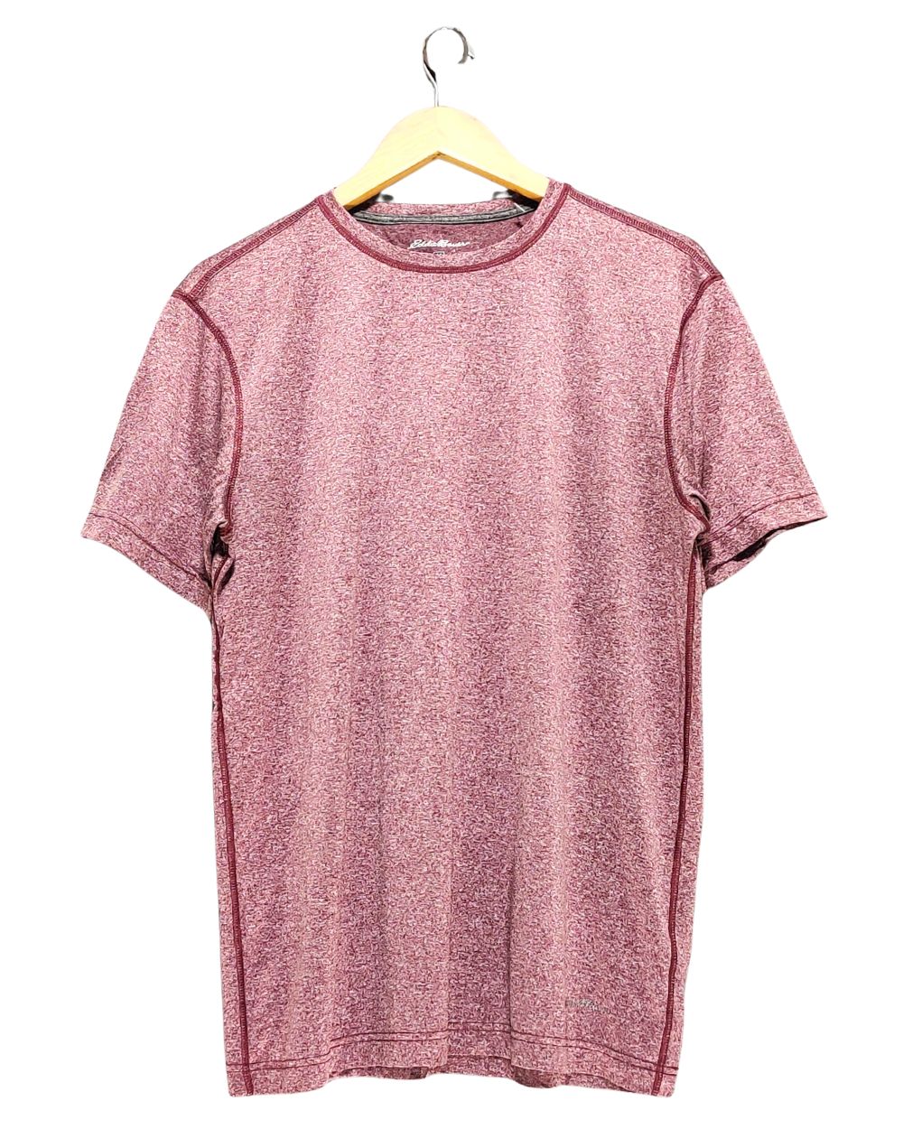 Eddie Bauer Maroon Sport T Shirt  For Men M