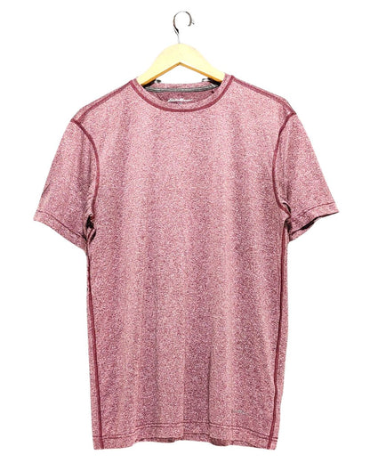 Eddie Bauer Maroon Sport T Shirt  For Men M