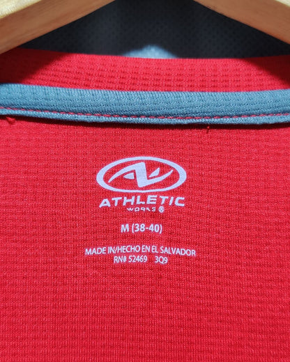 Athletic Works Red Sport T Shirt  For Men M