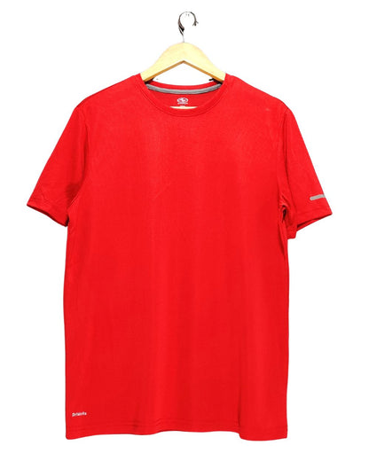 Athletic Works Red Sport T Shirt  For Men M