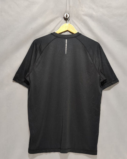 GSX Black Sport T Shirt  For Men M