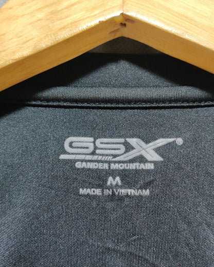 GSX Black Sport T Shirt  For Men M