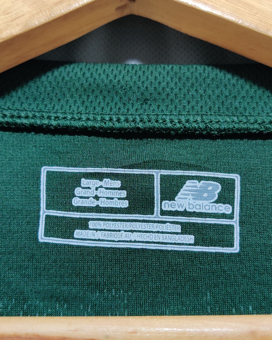 New Balance Green Sport T Shirt  For Men L