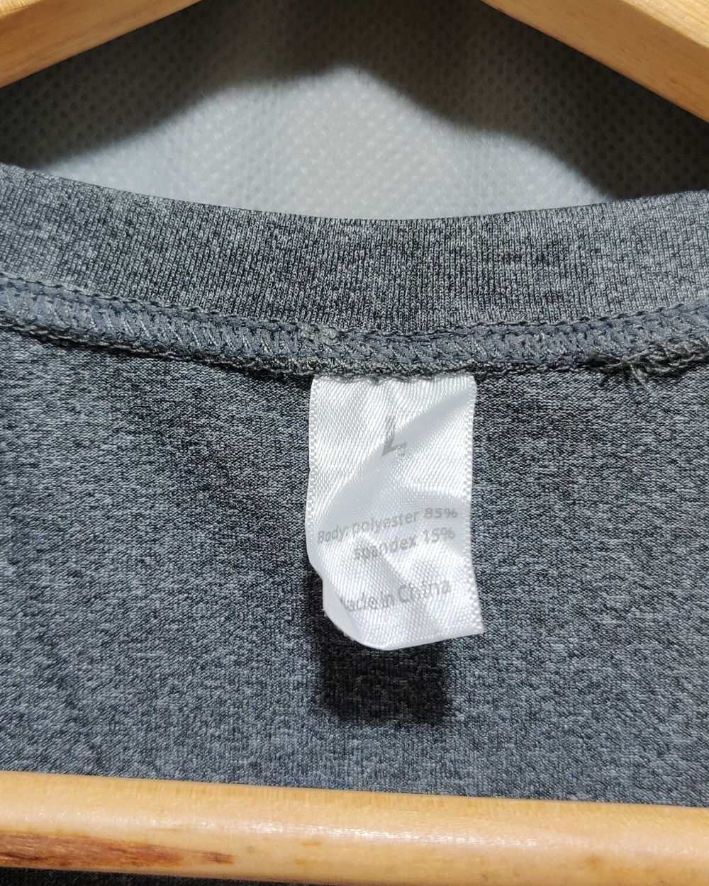 Thrift Hub Gray Sport T Shirt  For Men L