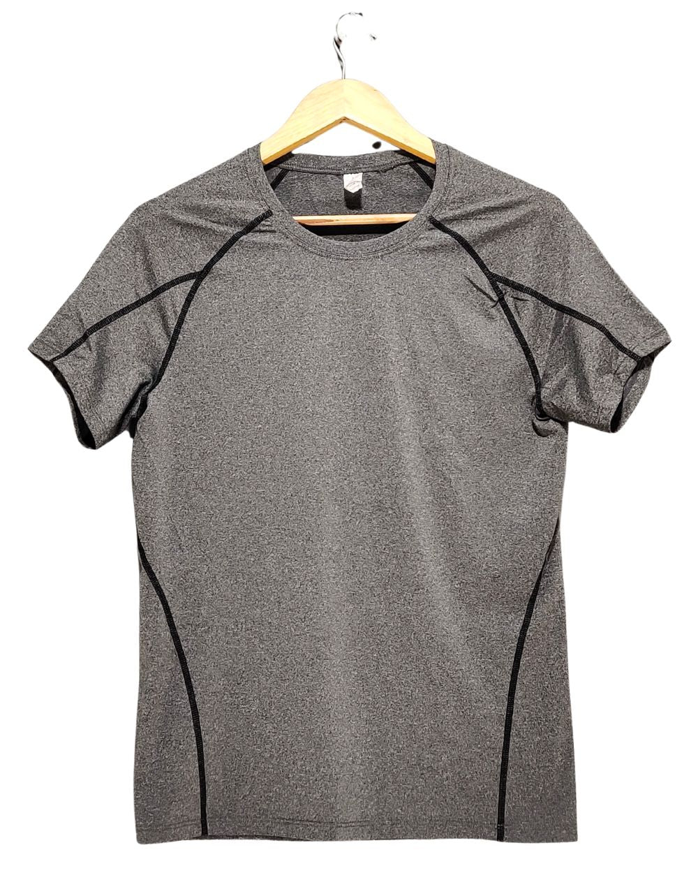 Thrift Hub Gray Sport T Shirt  For Men L
