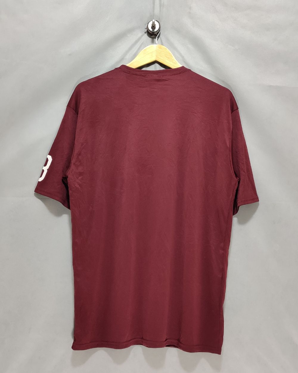 Port & Company Maroon Sport T Shirt  For Men L