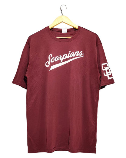 Port & Company Maroon Sport T Shirt  For Men L