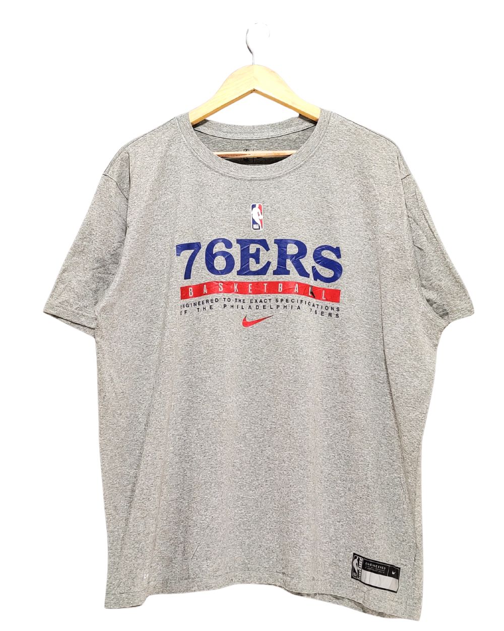 Nike Gray Sport T Shirt  For Men XXL