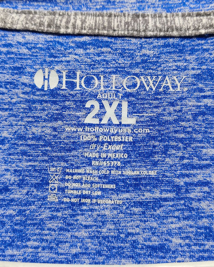 Holloway Blue Sport T Shirt  For Men XXL