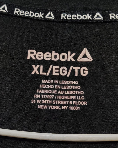 Reebok Black Sport T Shirt  For Men XL