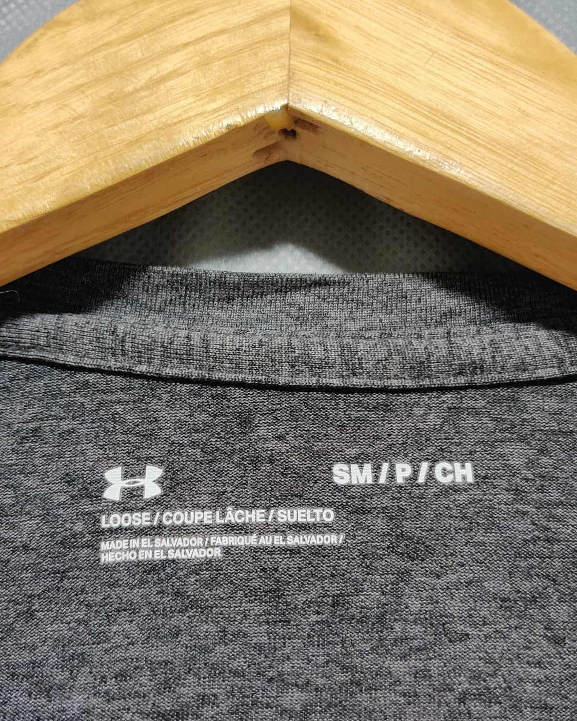 Under Armour Gray Sport T Shirt  For Men M