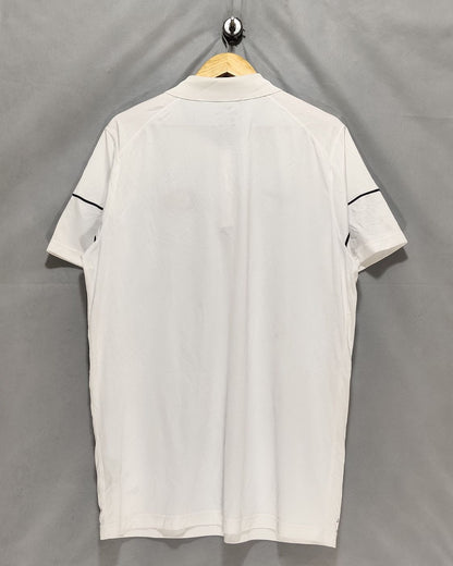 Nike White Sport Polo T Shirt  For Men XL