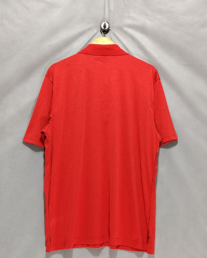 Ben Hogan Red Sport Polo T Shirt  For Men XL