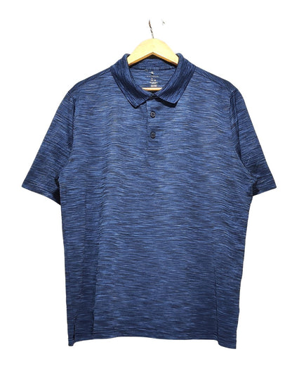 Thrift Hub Blue Sport Polo T Shirt  For Men XL