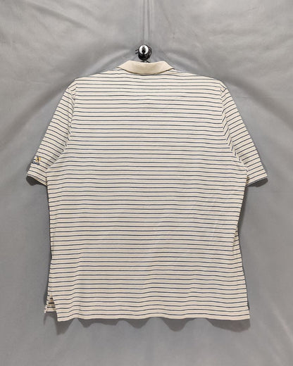 Fairway & Greene Cream Sport Polo T Shirt  For Men XL