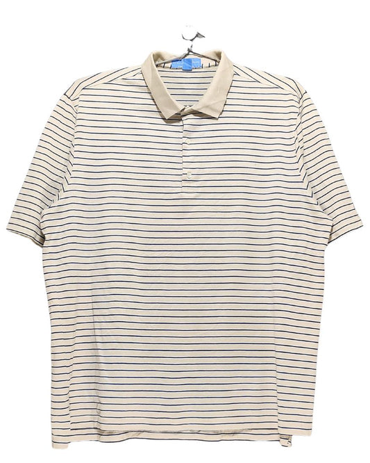 Fairway & Greene Cream Sport Polo T Shirt  For Men XL