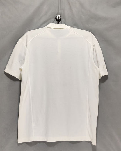Nike White Sport Polo T Shirt  For Men XXL