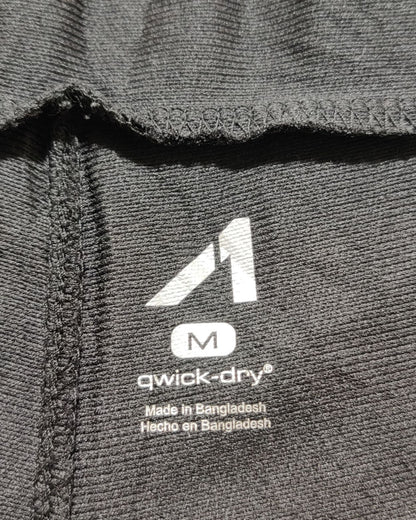 Qwick Dry Black Sport Short For Men Medium