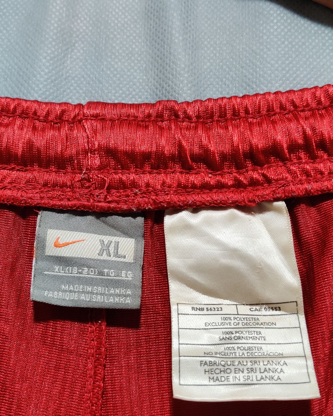 Nike Red Sport Short For Men Medium