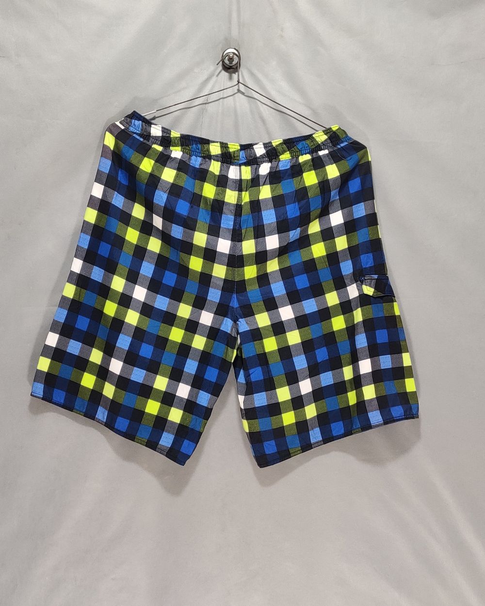 Burnside Blue Parachute Short For Men XL