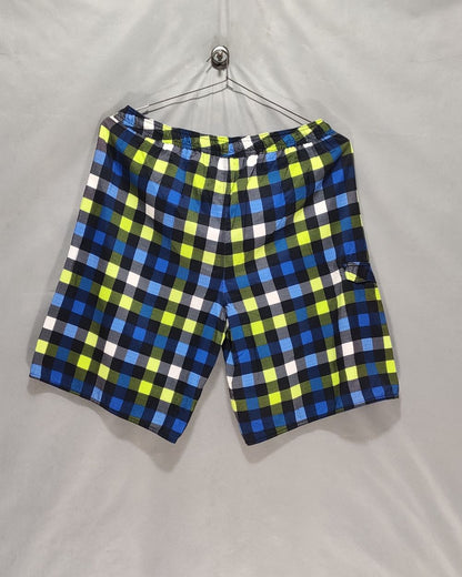 Burnside Blue Parachute Short For Men XL