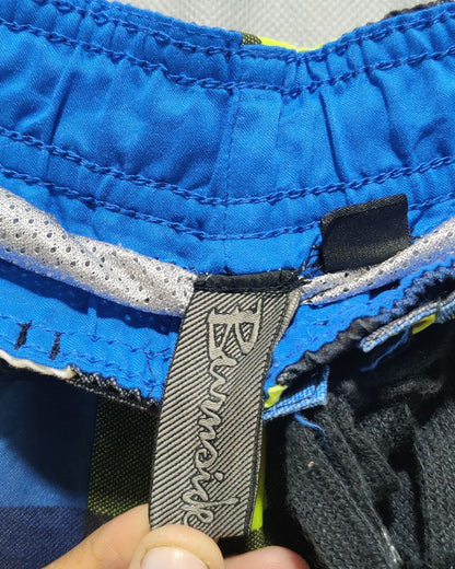 Burnside Blue Parachute Short For Men XL