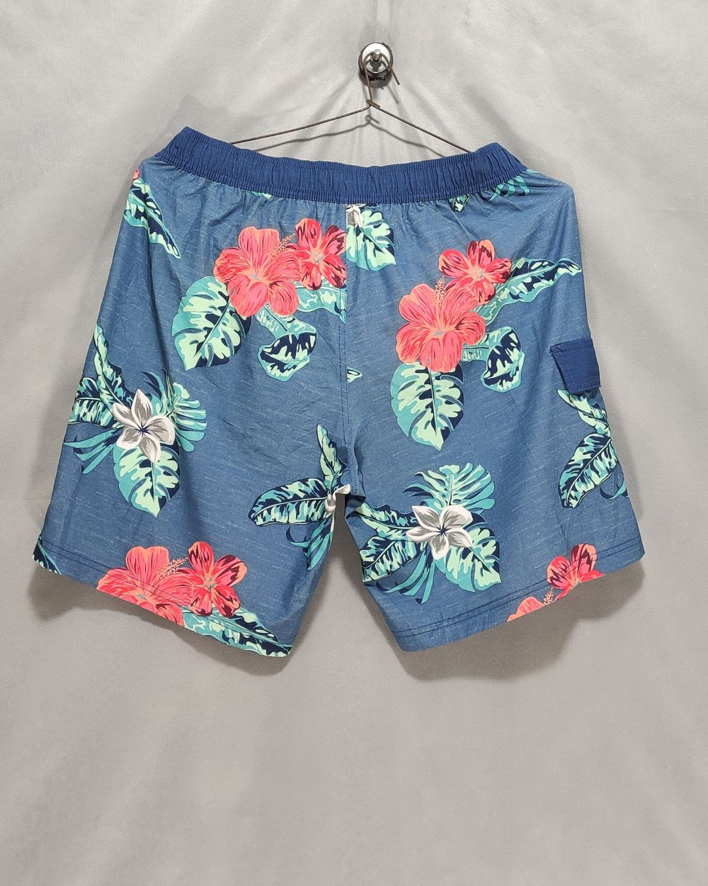 George Blue Parachute Short For Men L