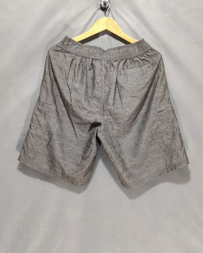 Wave Zone Gray Parachute Short For Men L