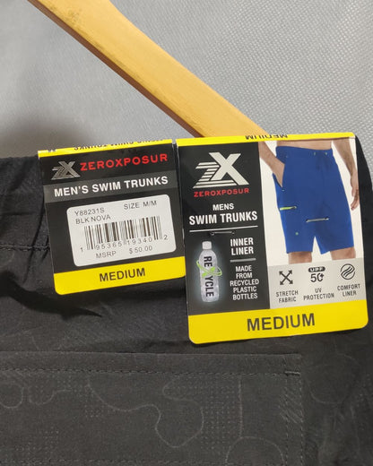 Zerxposur Black Golf Short For Men L