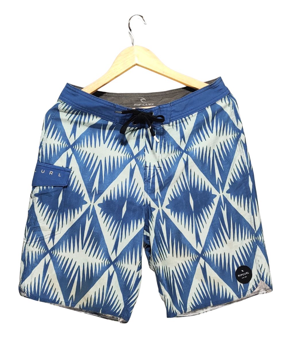 Rip Curl Blue Parachute Short For Men M
