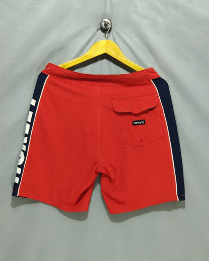 Hurley Red Parachute Short For Men M