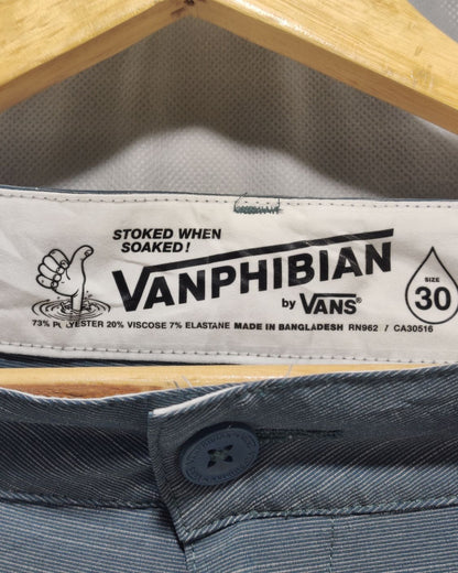 Vanphibian Blue Golf Short For Men M