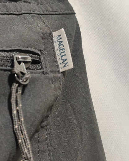 Magellan Black Parachute Short For Men M