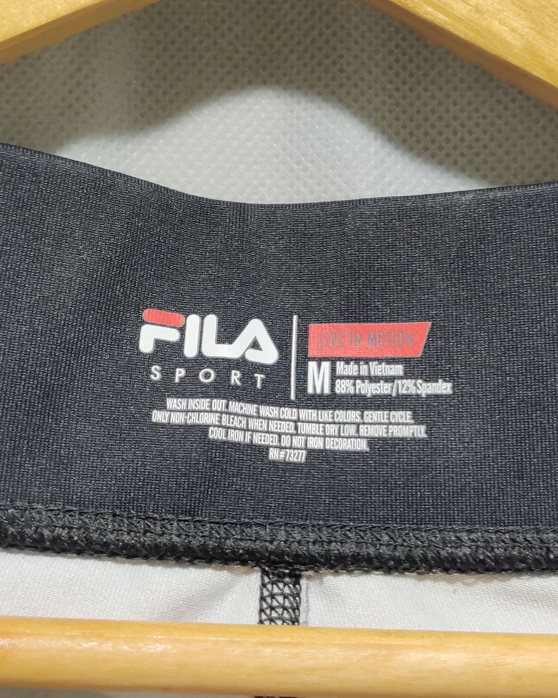 Fila Black Sport Short For Women XL