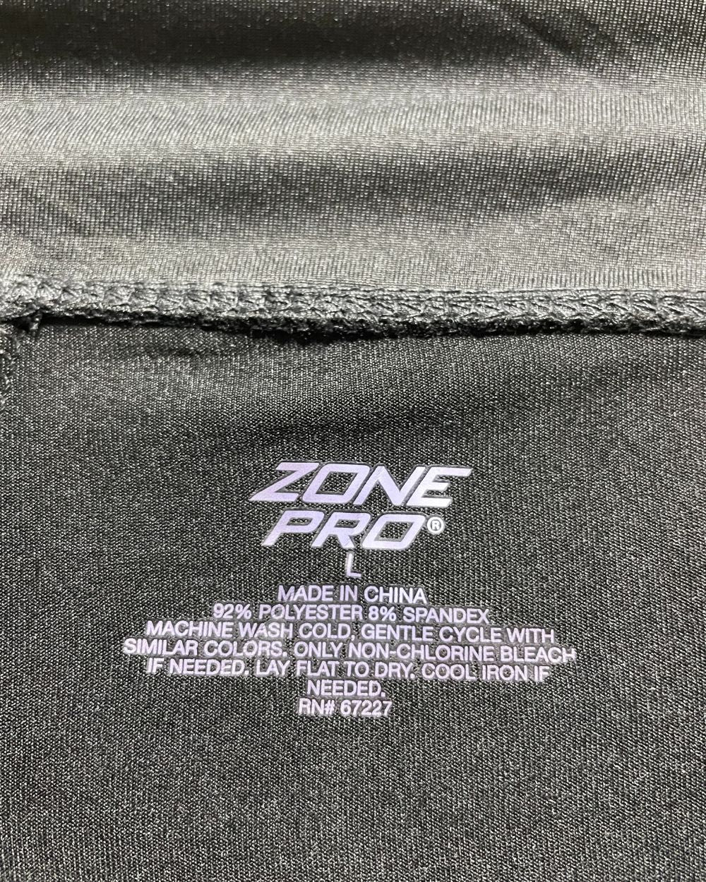 Zone Pro Black Sport Gym Tights For Women XL