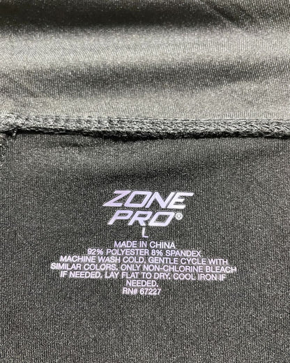Zone Pro Black Sport Gym Tights For Women XL