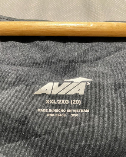 Avia Black Sport Gym Tights For Women XXL