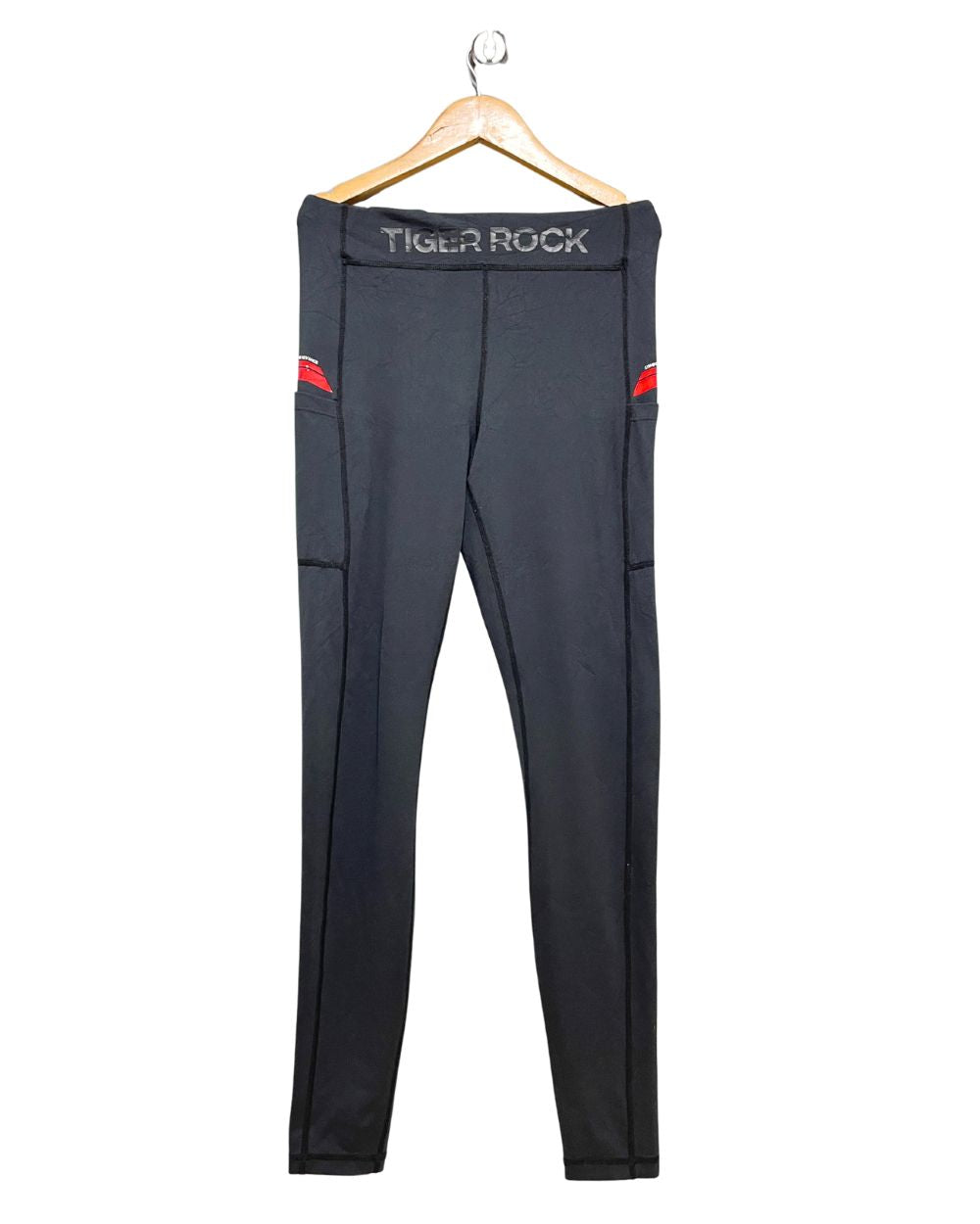 Tiger Rock Black Sport Gym Tights For Women L