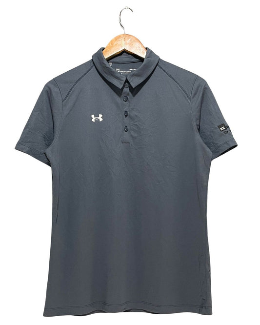 Under Armour Gray Sport Polo T Shirt For Women M