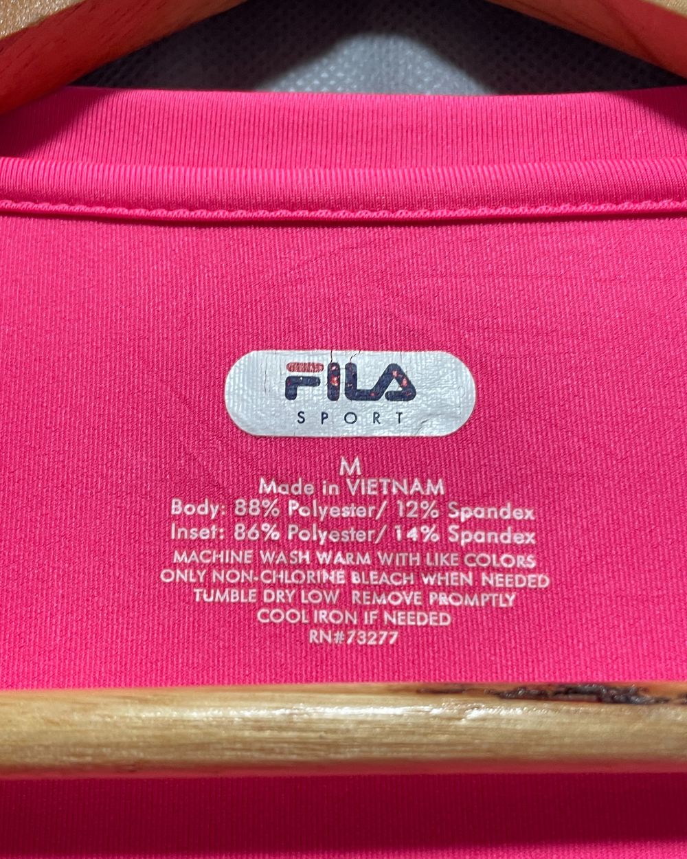 Fila Pink Sport T Shirt For Women M