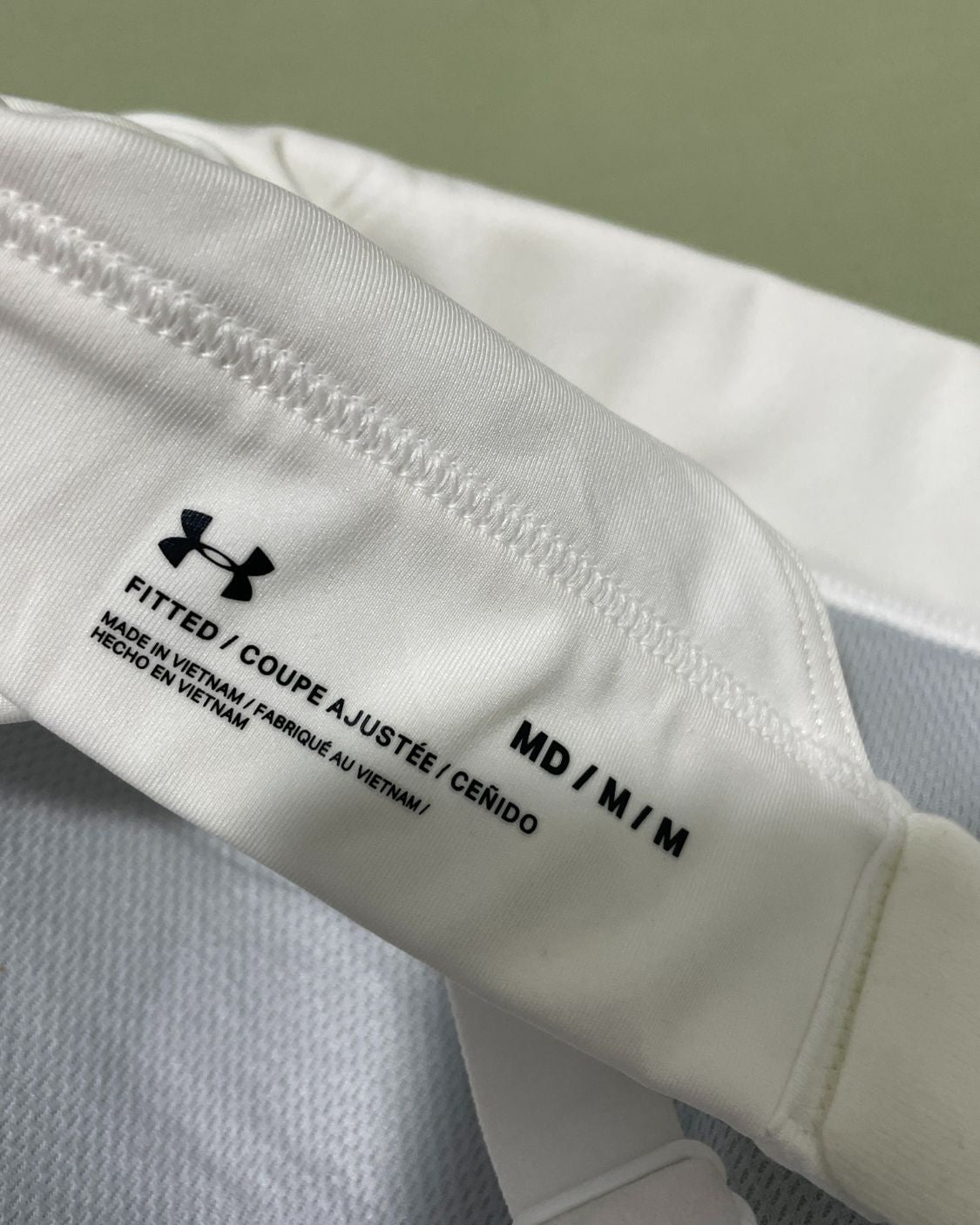 Under Armour White Sport Bra For Women M