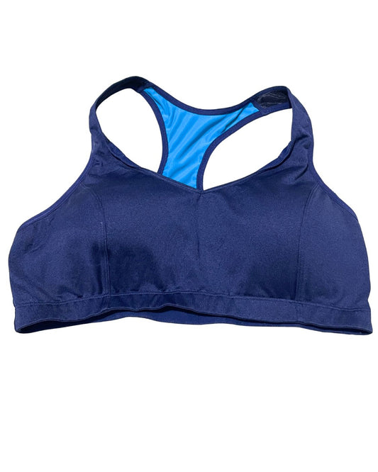 Thrift Hub Blue Sport Bra For Women Large