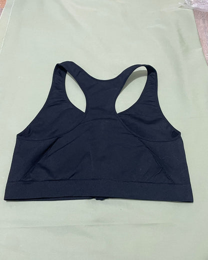 Avia Black Sport Bra For Women 3XL