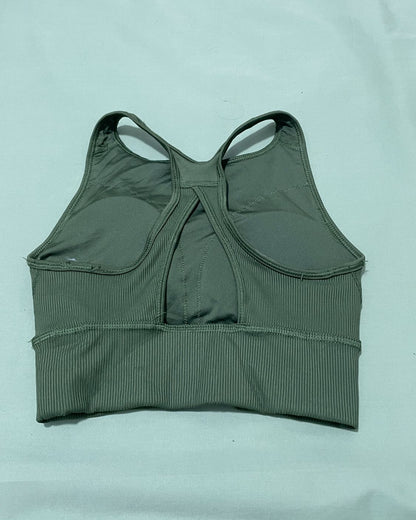 Adidas Green Sport Bra For Women XS