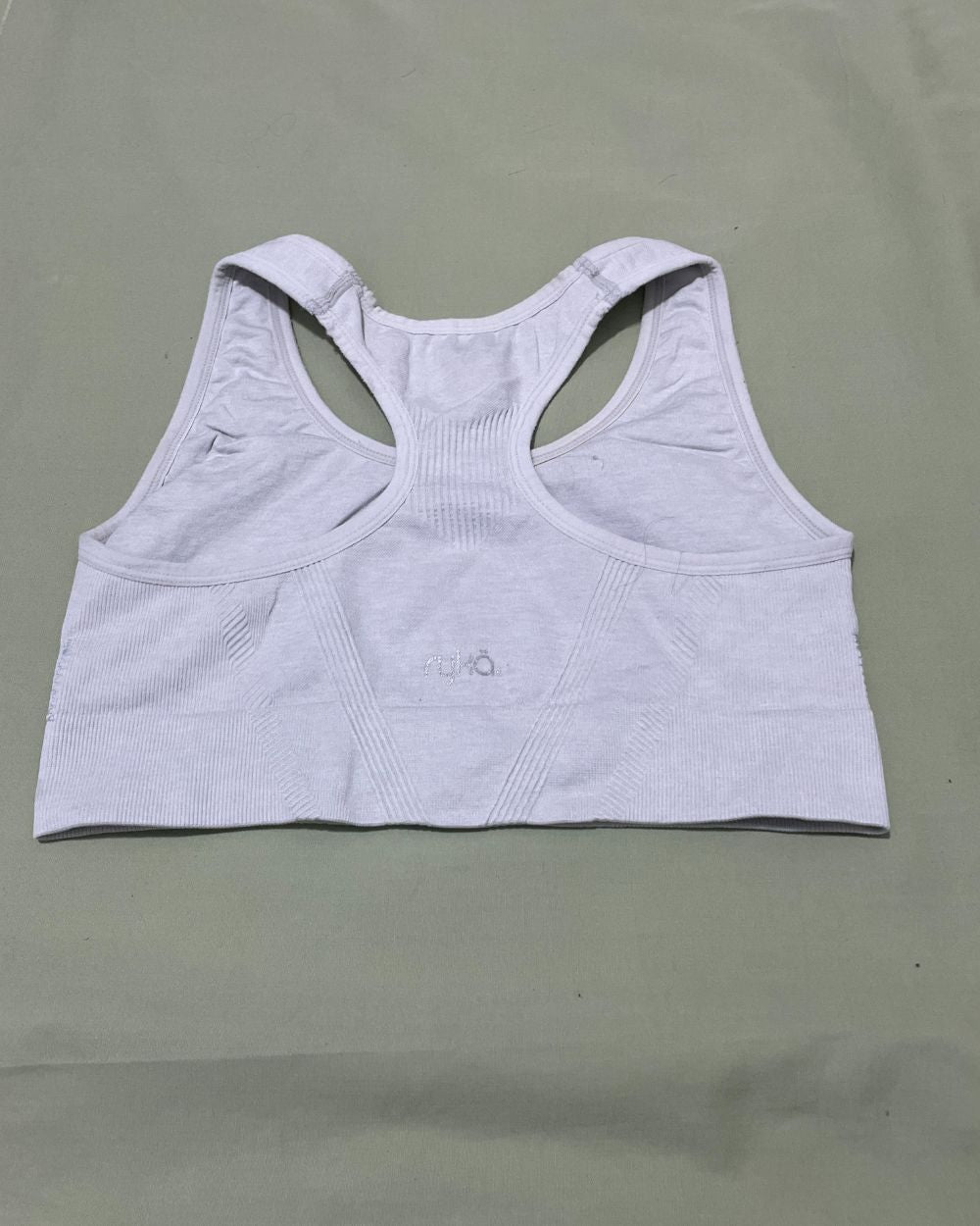 Ryka White Sport Bra For Women Large