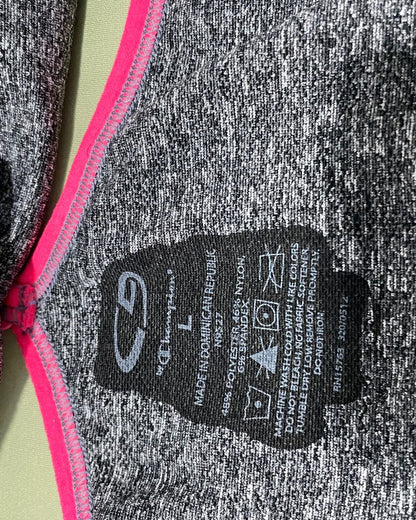 Champion Gray Sport Bra For Women Large