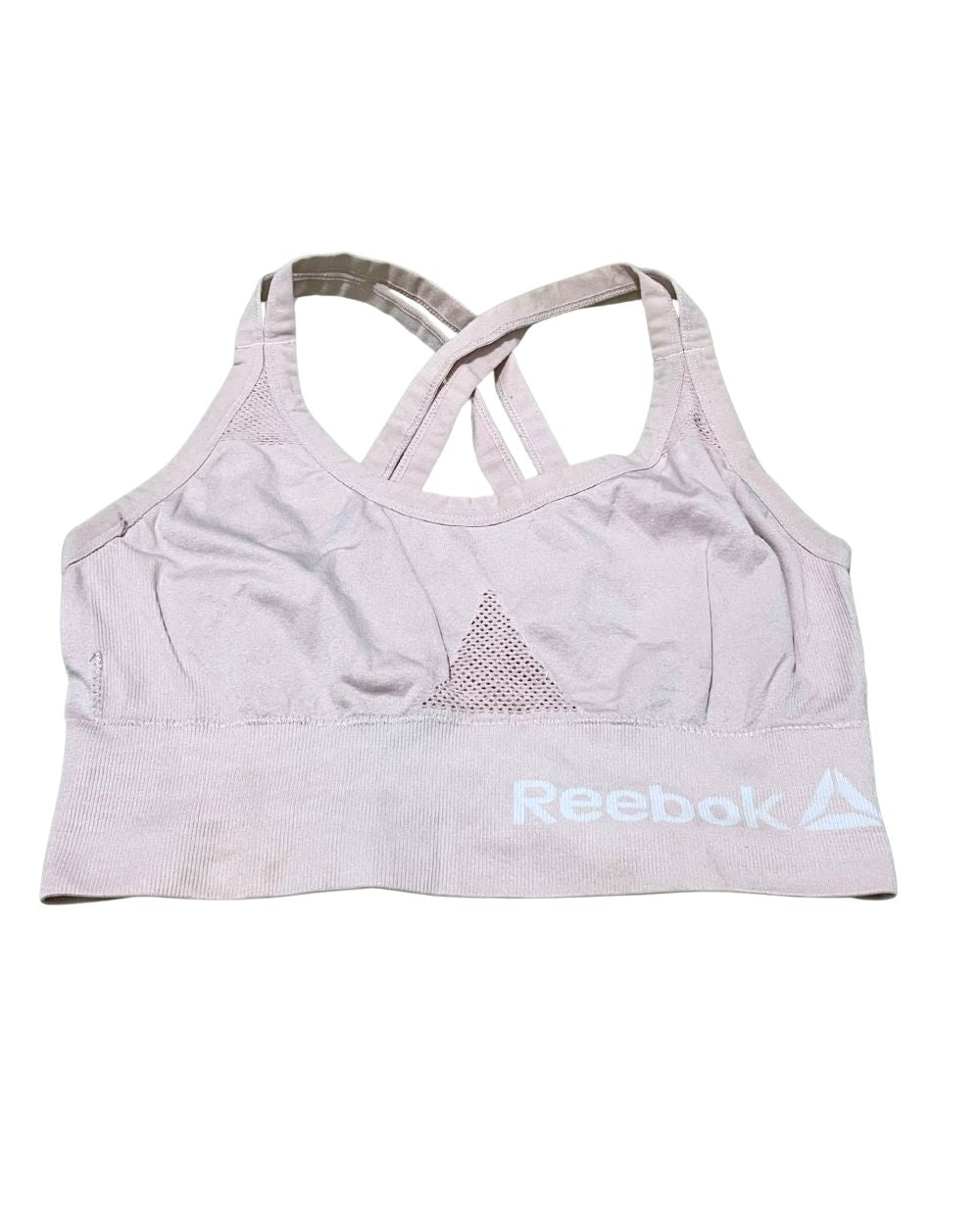 Reebok Pink Sport Bra For Women Large