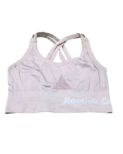 Reebok Pink Sport Bra For Women Large