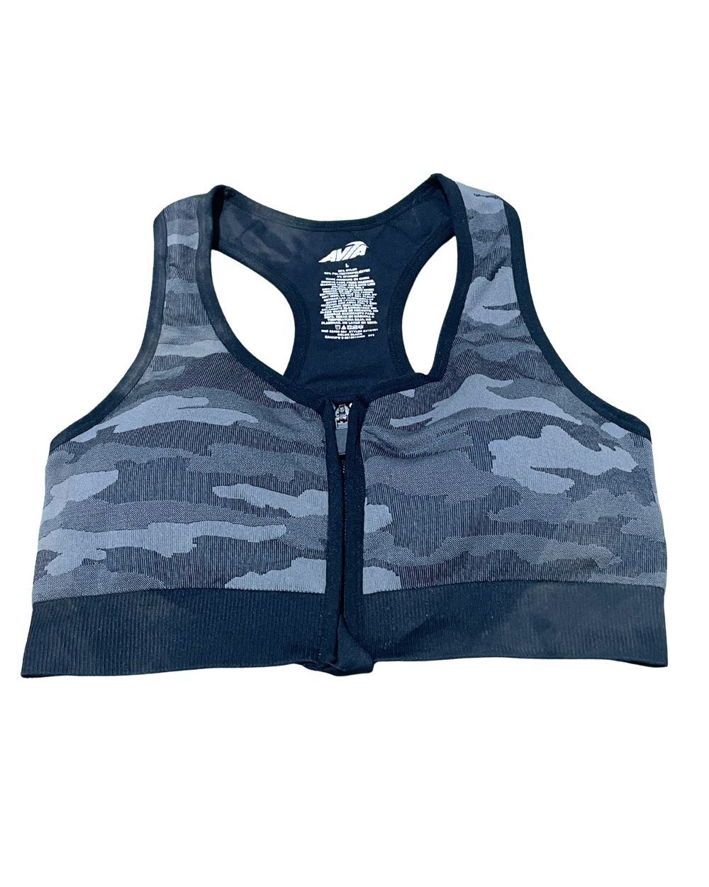 Avia Camouflage Sport Bra For Women Large
